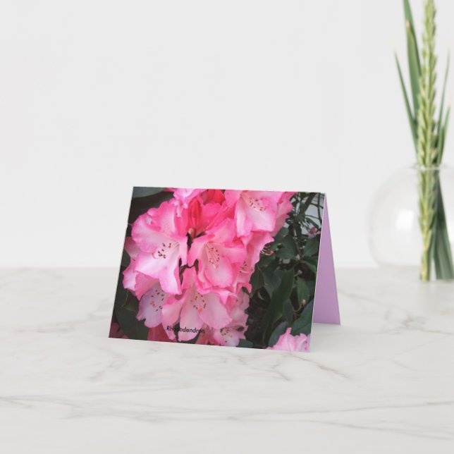 Carte A Gala Rhododendron (Devant)