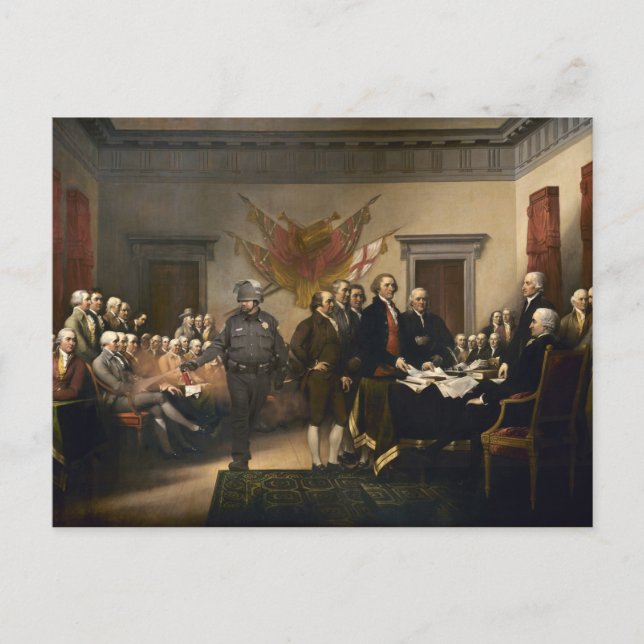 Carte à gaz Déclaration d'indépendance (Devant)