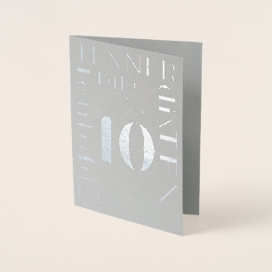 Carte à huile de 10 ans Sober