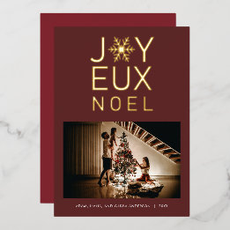 Carte à huile Joyeux Noel moderne et classique