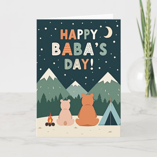 Carte à impression sur bloc pour la fête des maman (Devant)