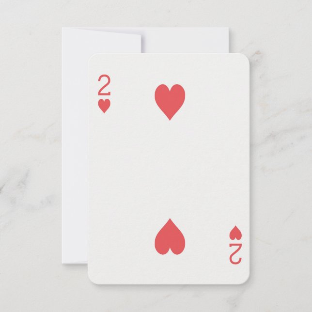 Carte à jouer dorée Carte de mariage à Las Vegas (Devant)