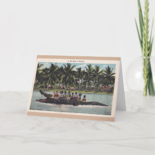 Carte "A Joy Ride en Floride" Black Americana