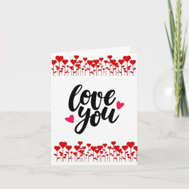 CARTE A **KISS SPÉCIAL** POUR MA VALENTINE FAVORITE (Devant)