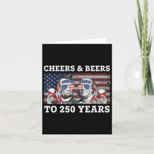 Carte À la bière pour 250 ans Lincoln Franklin juillet
