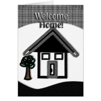 Carte à la maison bienvenue