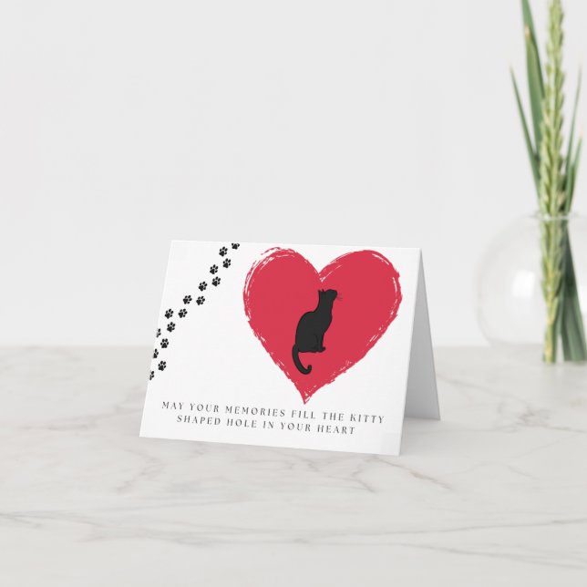 Carte À la perte de votre chat  (Devant)