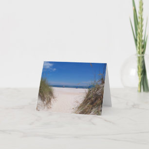 Carte À la plage ! sur un