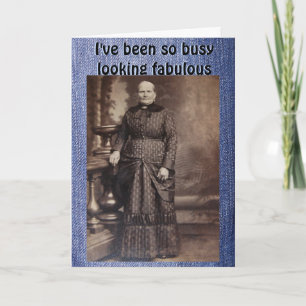 Carte À la recherche de fabuleux Anniversaire Belated po