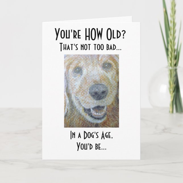 Carte À l'âge d'un chien (Devant)