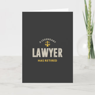 Carte A Legendary Lawyer Has Retired
