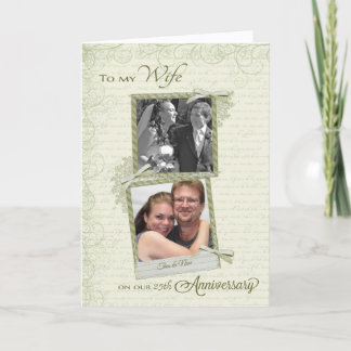 Carte À l'épouse le __th Anniversaire - Personnalisé alo
