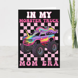Carte À l'ère de ma mère de camion monstre Amour de mama