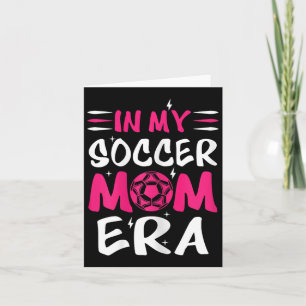 Carte À l'ère de ma mère de footballeur Rétro T-shirt Ma