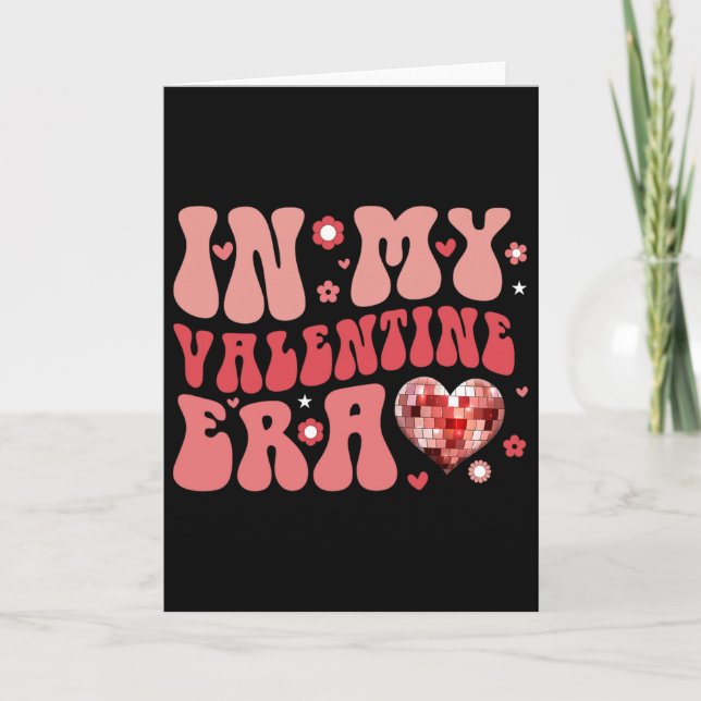 Carte À l'ère de ma Saint-Valentin Filles mignonnes pour (Devant)