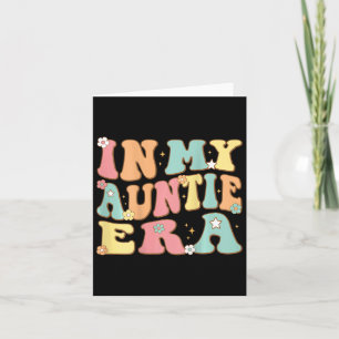 Carte À l'ère de ma tante (au dos) Groovy Rétro pour tan