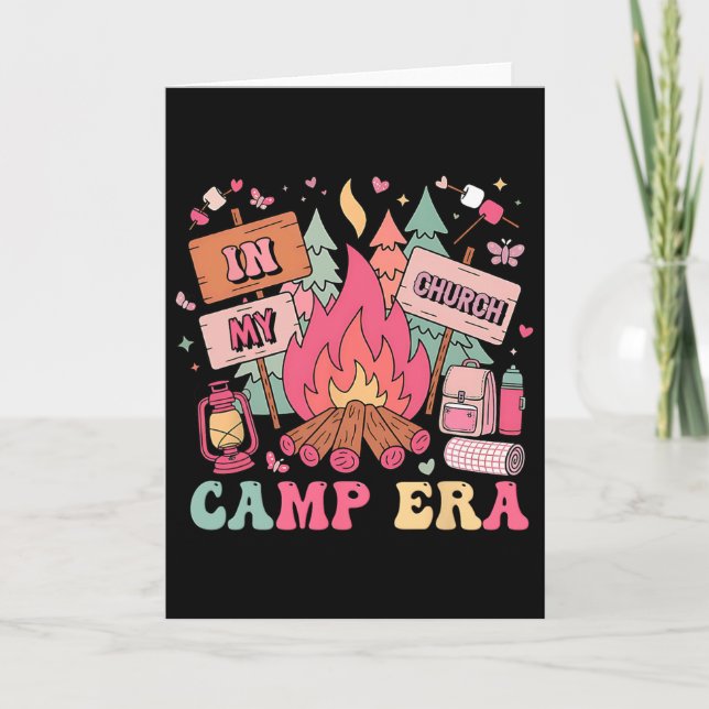 Carte À l'ère de mon camp de l'église Vacances d'été Équ (Devant)
