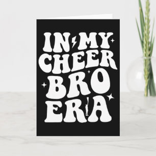Carte À l'ère de mon frère de cheer Cheerleading Sports 