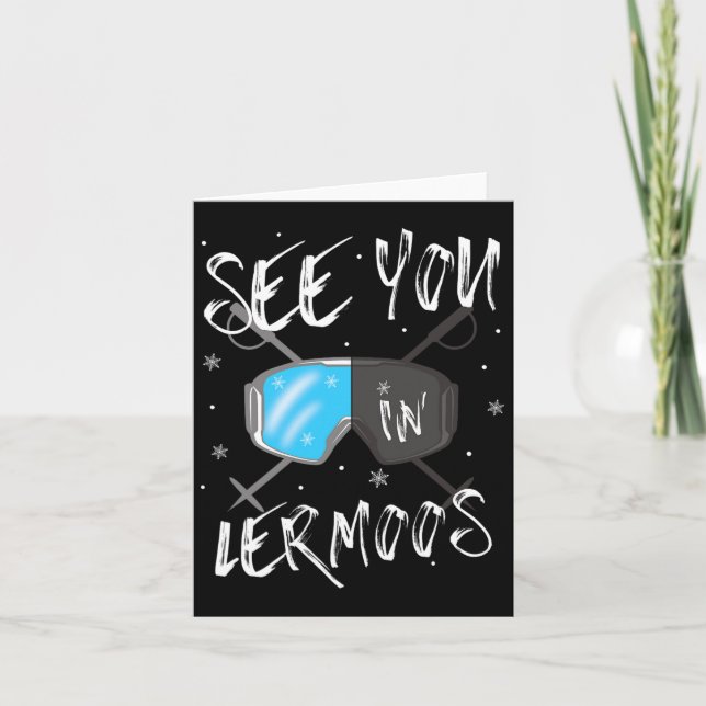 Carte A Lermoos Tyrol Vacances Ski (Devant)