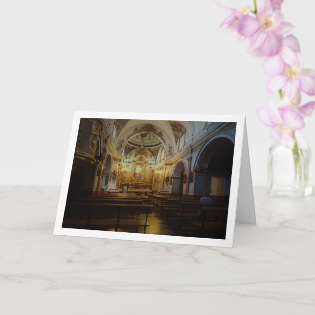 Carte À l'intérieur du monastère de San Miguel, Lliria,  (Orchidée)