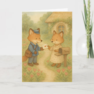 Carte A Little Love Letter – Fox Mail Valentine