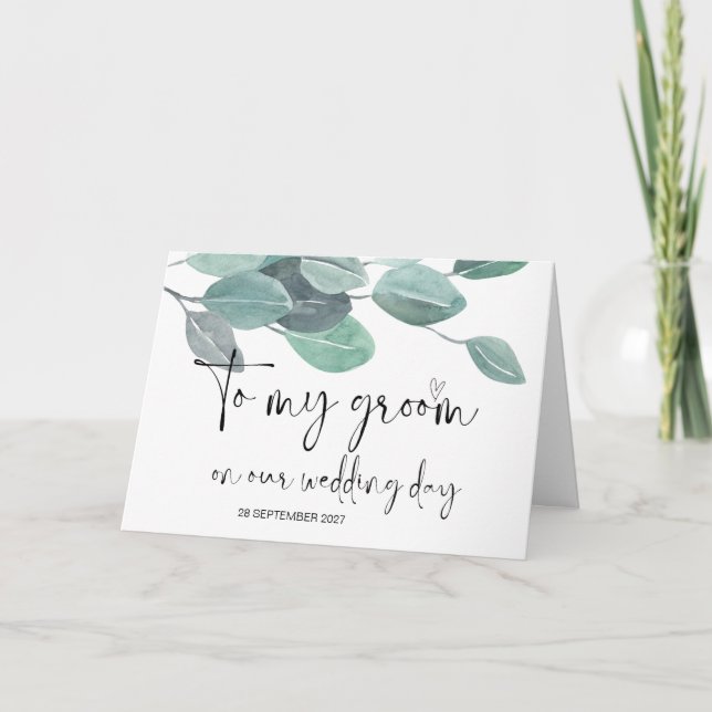 Carte À ma chambre de la mariée Se marier notre Mariage (Devant)