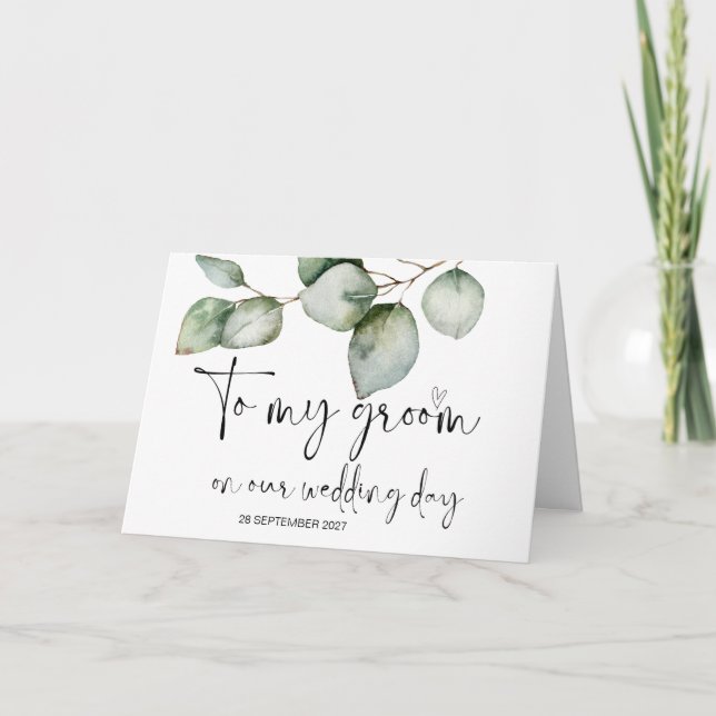 Carte À ma chambre de la mariée Se marier notre Mariage (Devant)