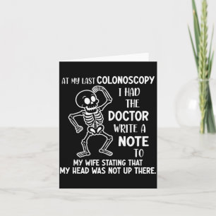 Carte À Ma Dernière Coloscopie J'Ai Demandé Au Médecin D