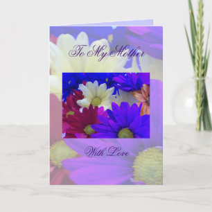 Carte À ma mère avec amour