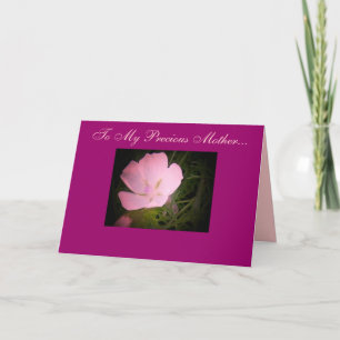 Carte À ma Précieuse Mère...