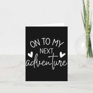 Carte À ma prochaine aventure Vacances d'été de camping