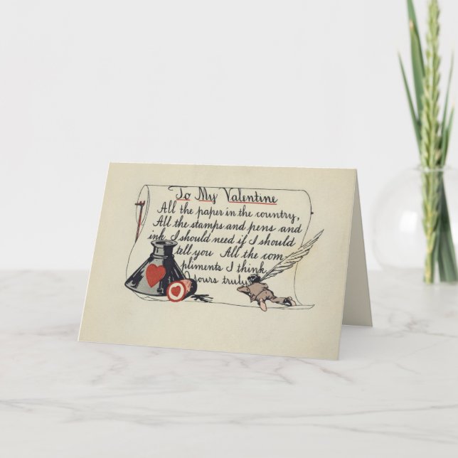 Carte À ma Saint-Valentin (Devant)