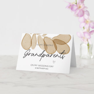 Carte À mes grands-parents Mariage Merci De Bride Ca