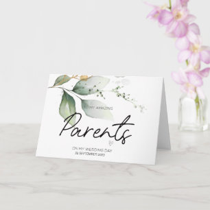 Carte À Mes Parents Mariage Merci Pour Mariées Maman Pap