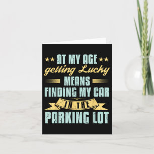 Carte À Mon Âge Obtenir Lucky Trouver Une Voiture Drôle