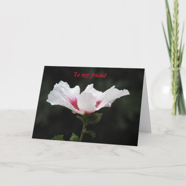 Carte À mon ami (Devant)