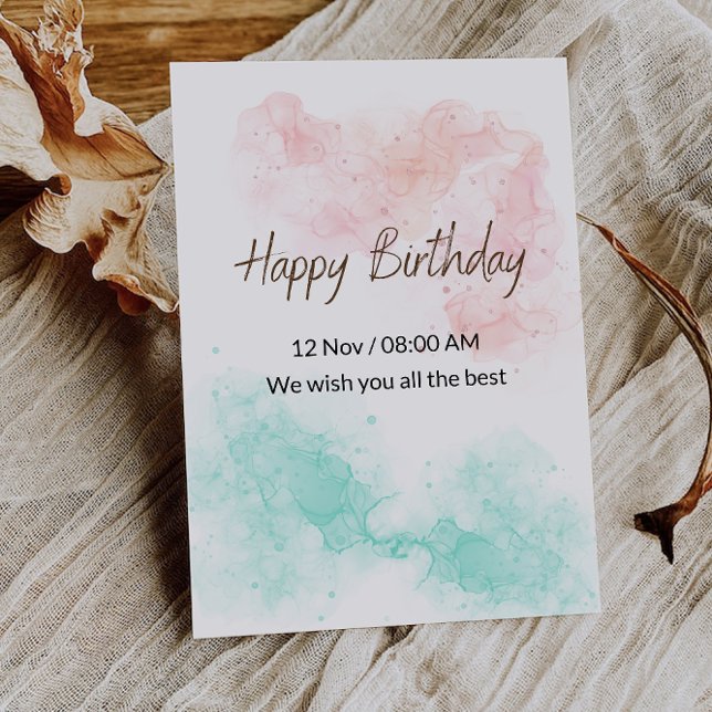 Carte À mon bébé le plus doux Joyeux anniversaire, l'amo (To My Sweetest Babe Happy Birthday, Love Card)