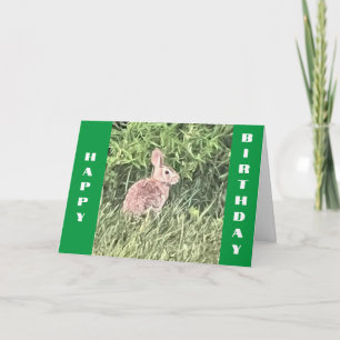 CARTE À MON BUNNY DE MIEL* JEUX *ANNIVERSAIRE*