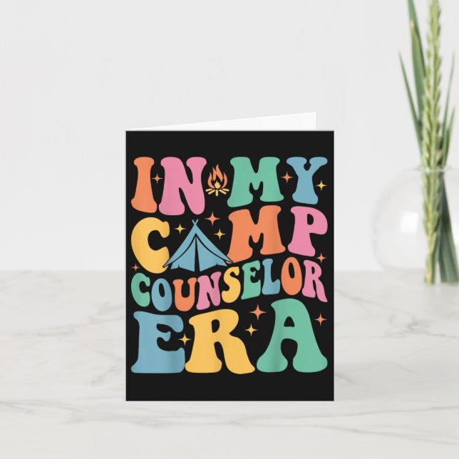 Carte À Mon Époque De Conseiller De Camp Camp Camp Super (Devant)
