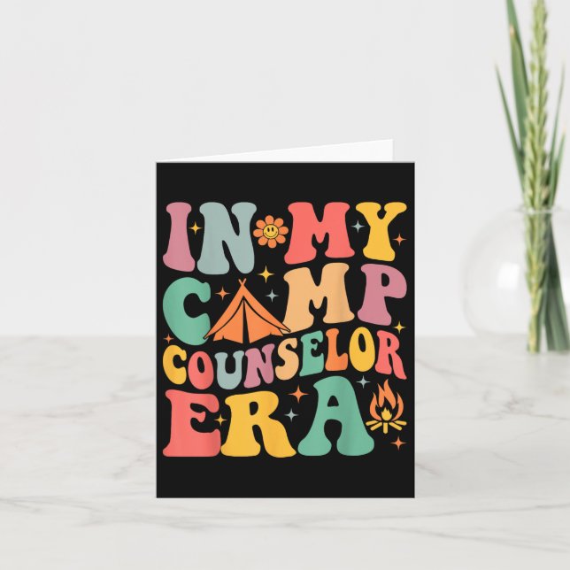 Carte À Mon Époque De Conseiller De Camp Camp Camp Super (Devant)