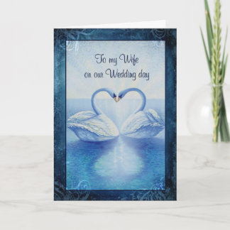 Carte À mon épouse notre jour du mariage