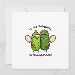 Carte À mon joueur de pickleball préféré