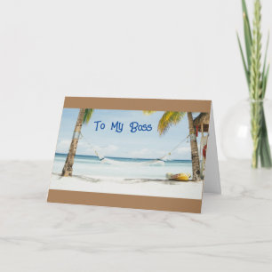 CARTE **À MON PATRÔN** VOUS MÉRITEZ UN "ANNIVERSAIRE FOR