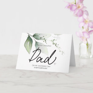 Carte À Mon Père Mariage Merci De Mariées Père