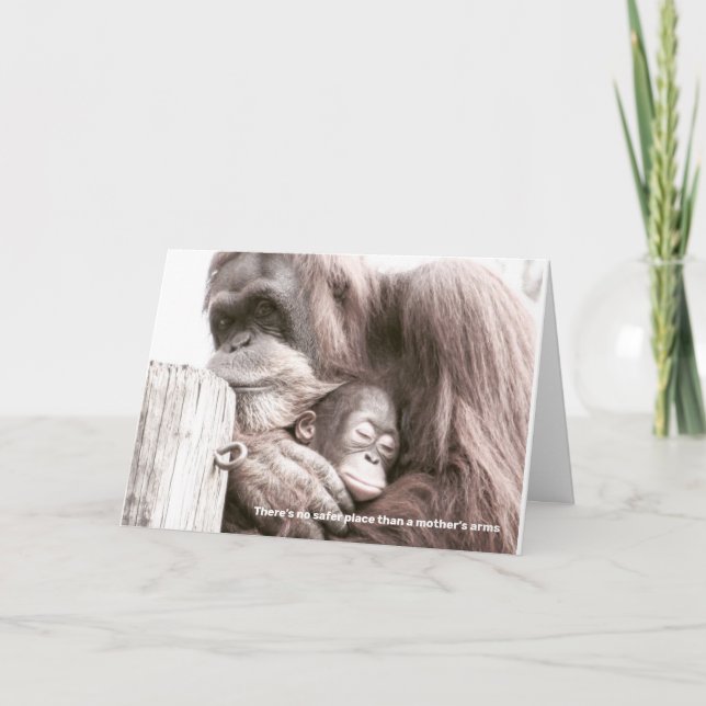 Carte A mother’s arms Mother’s Day card (Devant)