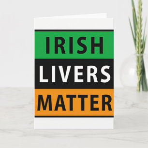 Carte à motif graphique Livers irlandais