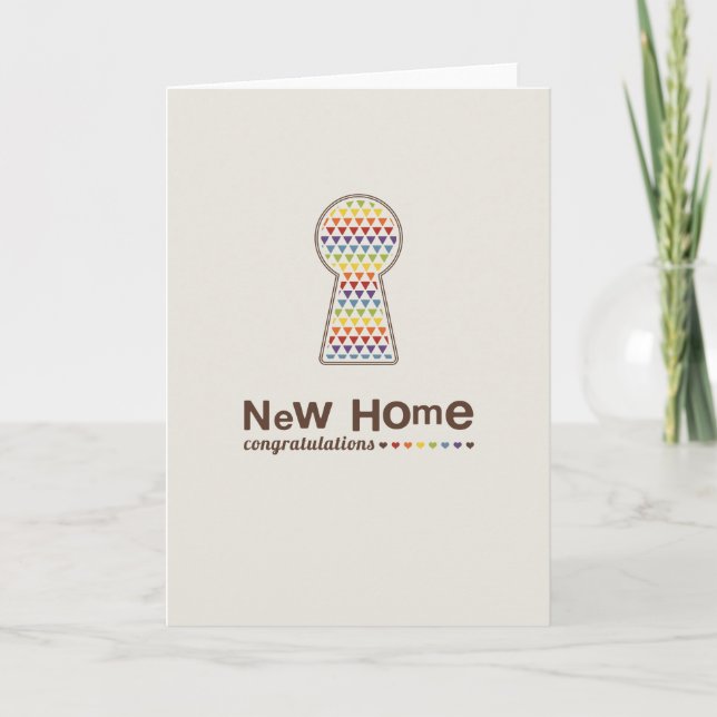 Carte "A New Home" (Devant)