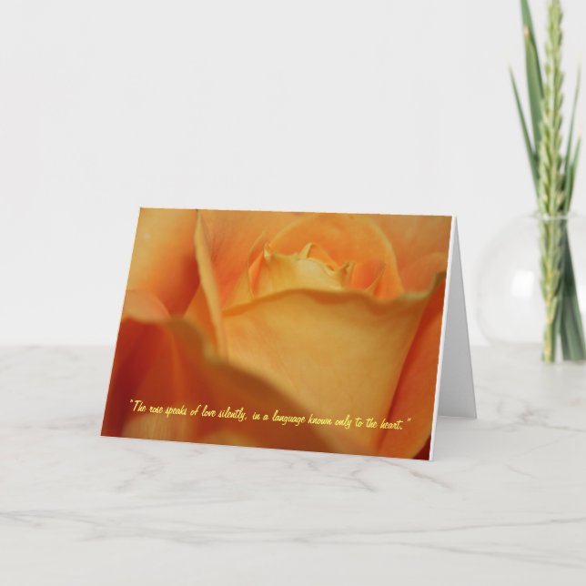 Carte à note "A Rose" et timbre postal (Devant)