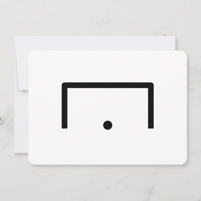 Carte à note plate Objectif (Dos)