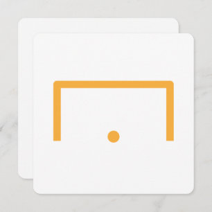 Carte à note plate Objectif